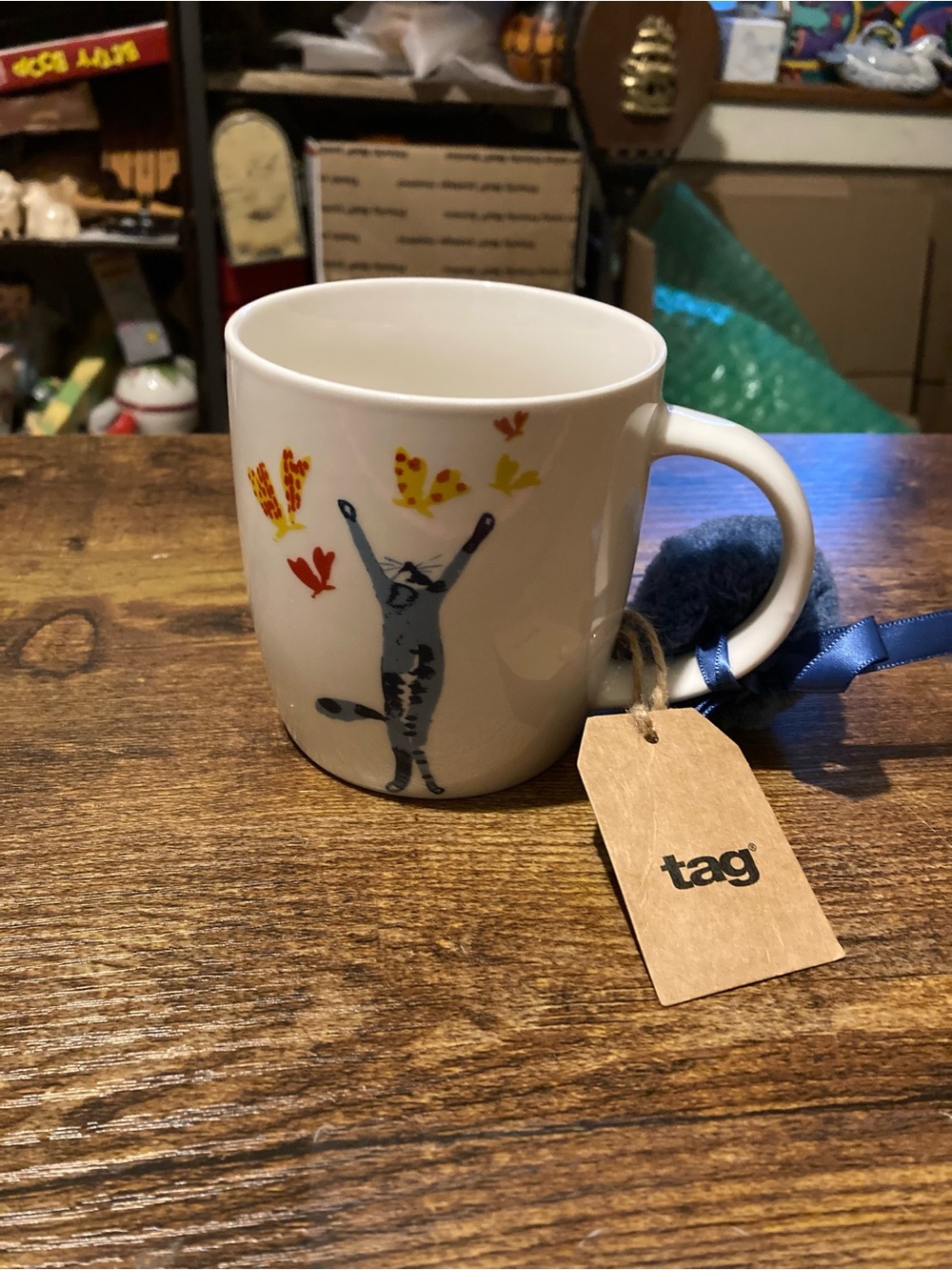 tag cat mug